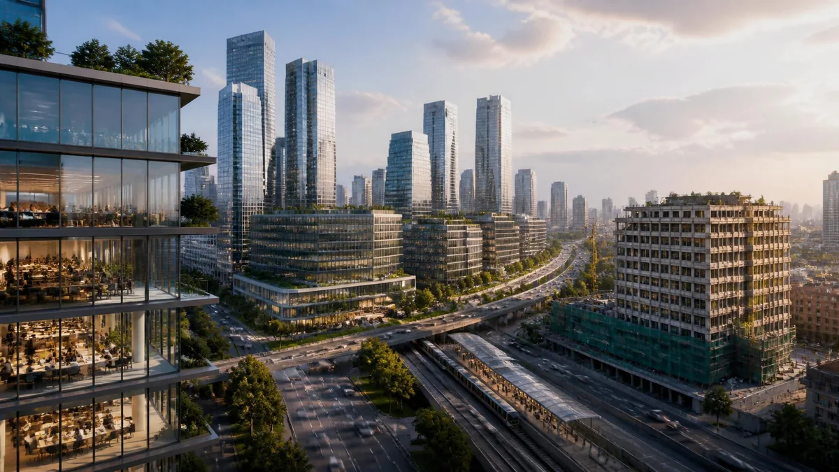İstanbul Merkezi İş Alanında Boşluk Oranları ve Fırsatlar — temsili görsel