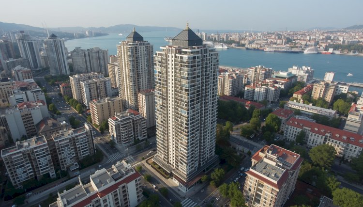 Büyükdere cd üzerinde yeni rezidans mesken yaşam alanı.